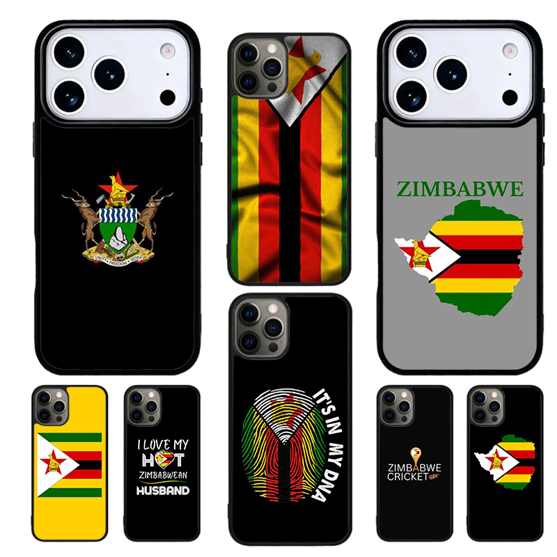 Phone Cases Zimbabwe - ジンバブエ国旗柄スマホケース iPhone 17 16 15 14