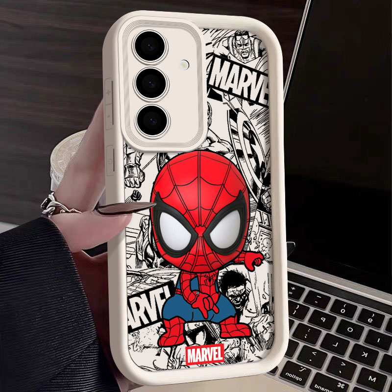 Phone Cases Galaxy S25 - マーベル スパイダーマン キュートなスマホケース Samsung Galaxy S26