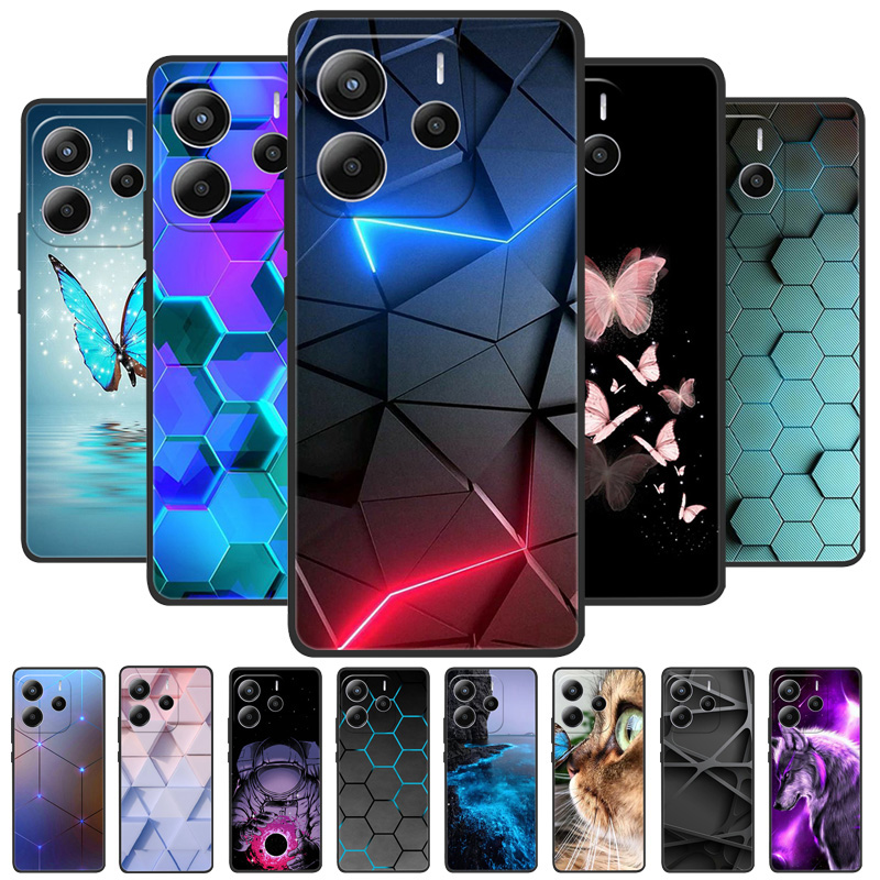 Phone Cases Europe - Xiaomi Redmi 注 14 4 グラムケース高級塗装電話シリコンバックカバー