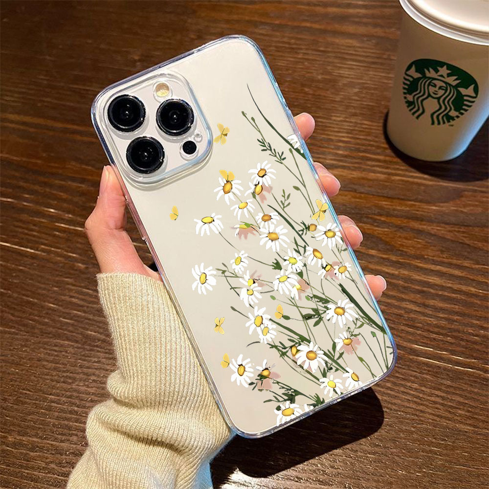 Phone Cases For Iphone 17 - 新しいデイジー柄iPhoneケース iPhone 13 12 mini 11