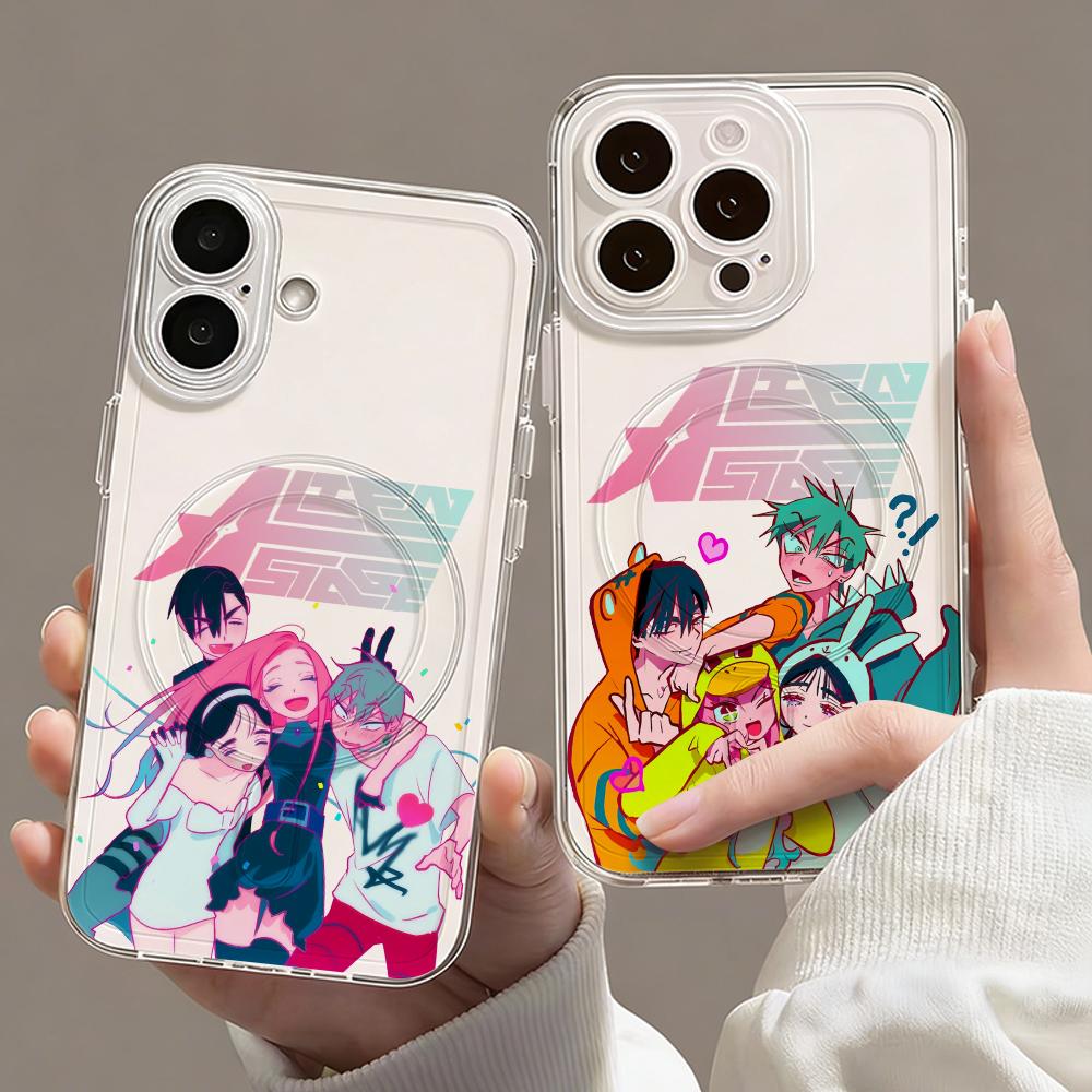 Phone Cases Anime - アニメA-Alien Stageスマホケース マグネット式クリアケース iPhone 17 16