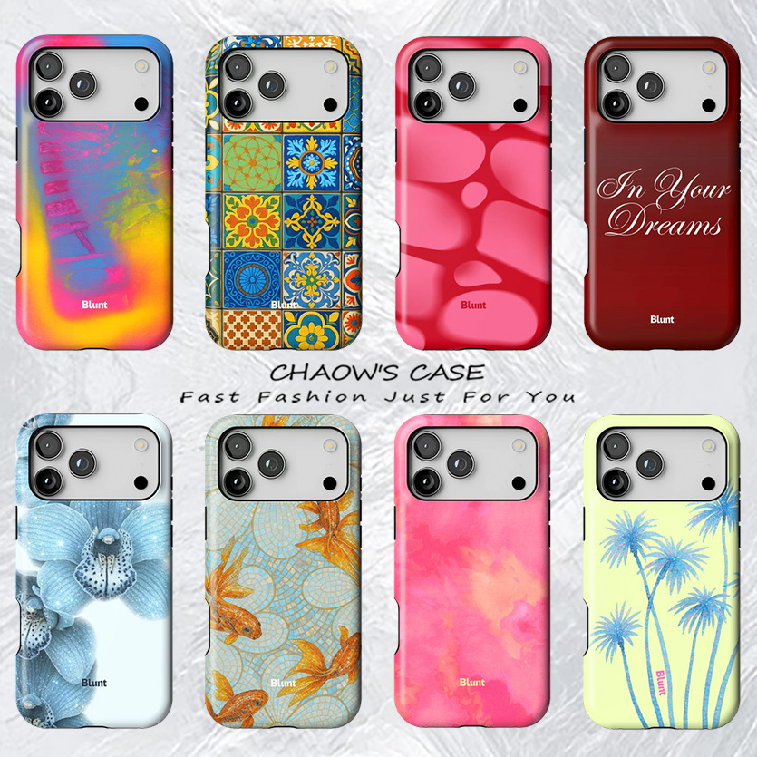 Phone Cases Blunt - 高級感のあるブラントトロピカルフローラルプリントのiPhoneケース（iPhone 17、17e、16e、16、15、14、13、12、11、Air、Pro、Max、Plus対応）二層構造バックカバー