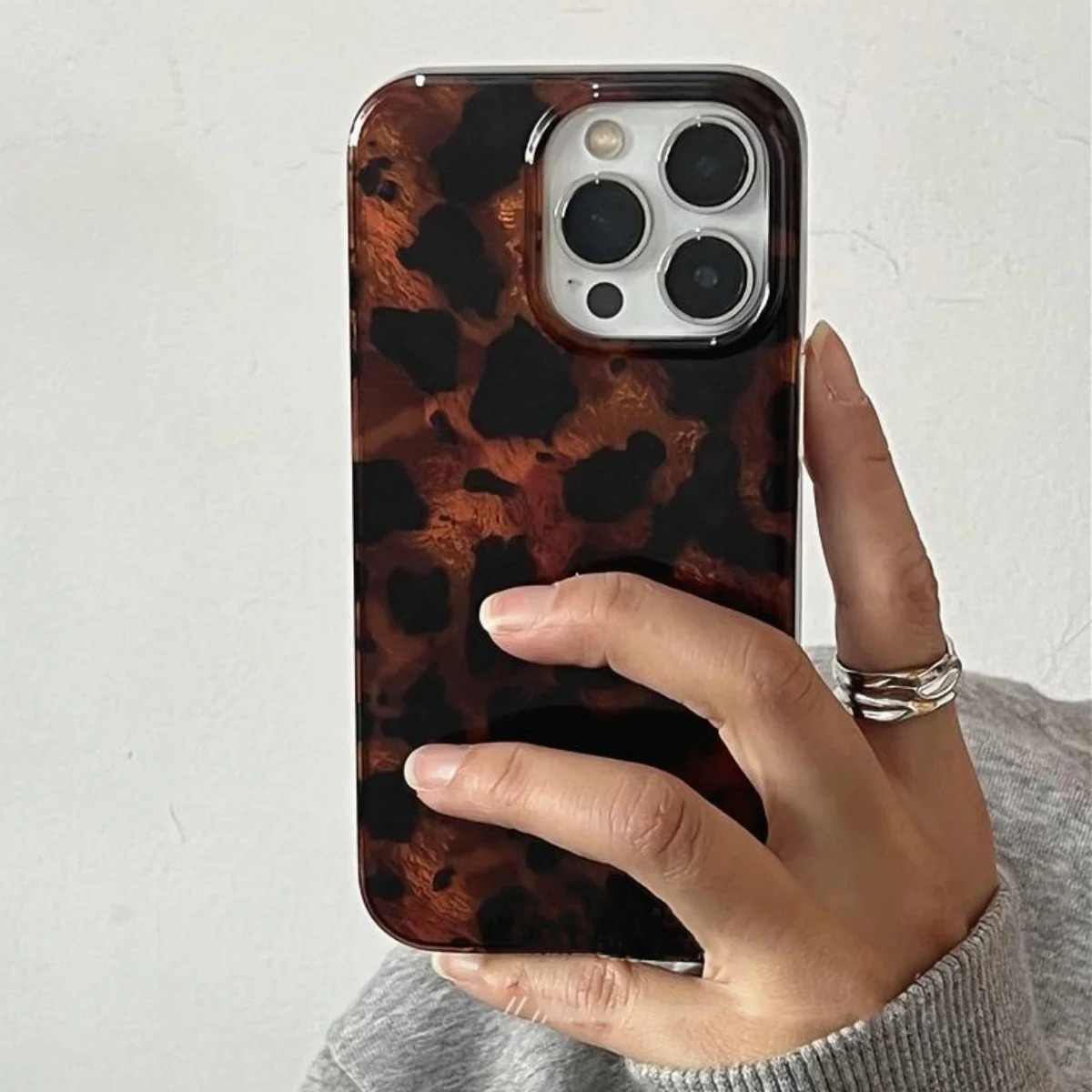 Phone Cases For Iphone 17 - レトロなアンバーテクスチャのレーザー加工スマホケース iPhone 16 17 Pro Max