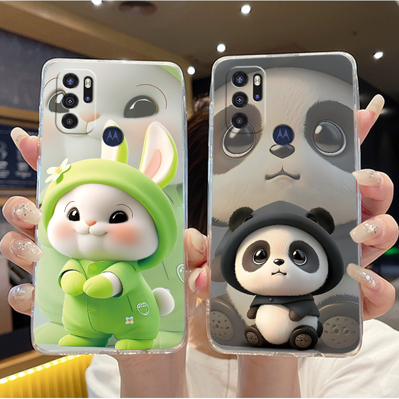 Phone Cases Viral - 電話ケースモトローラモト G60s ソフトシリコーン TPU クリアウイルス美しいドリフトボトル塗装ケーシング耐衝撃カバー