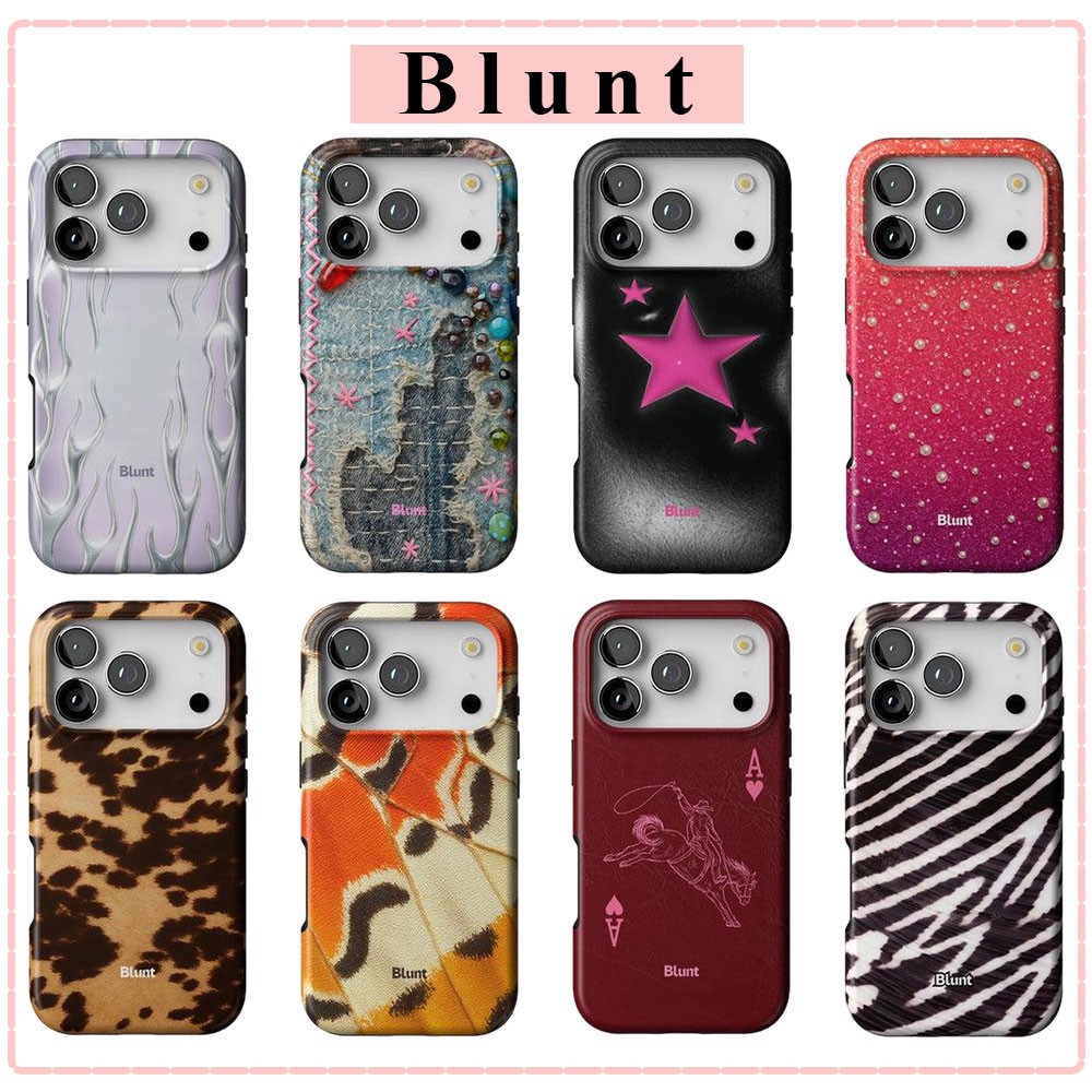 Phone Cases Blunt - グリッターピンクのブランツフォンケース、サムスンギャラクシーS20 S22 S23 S24 S25 S26