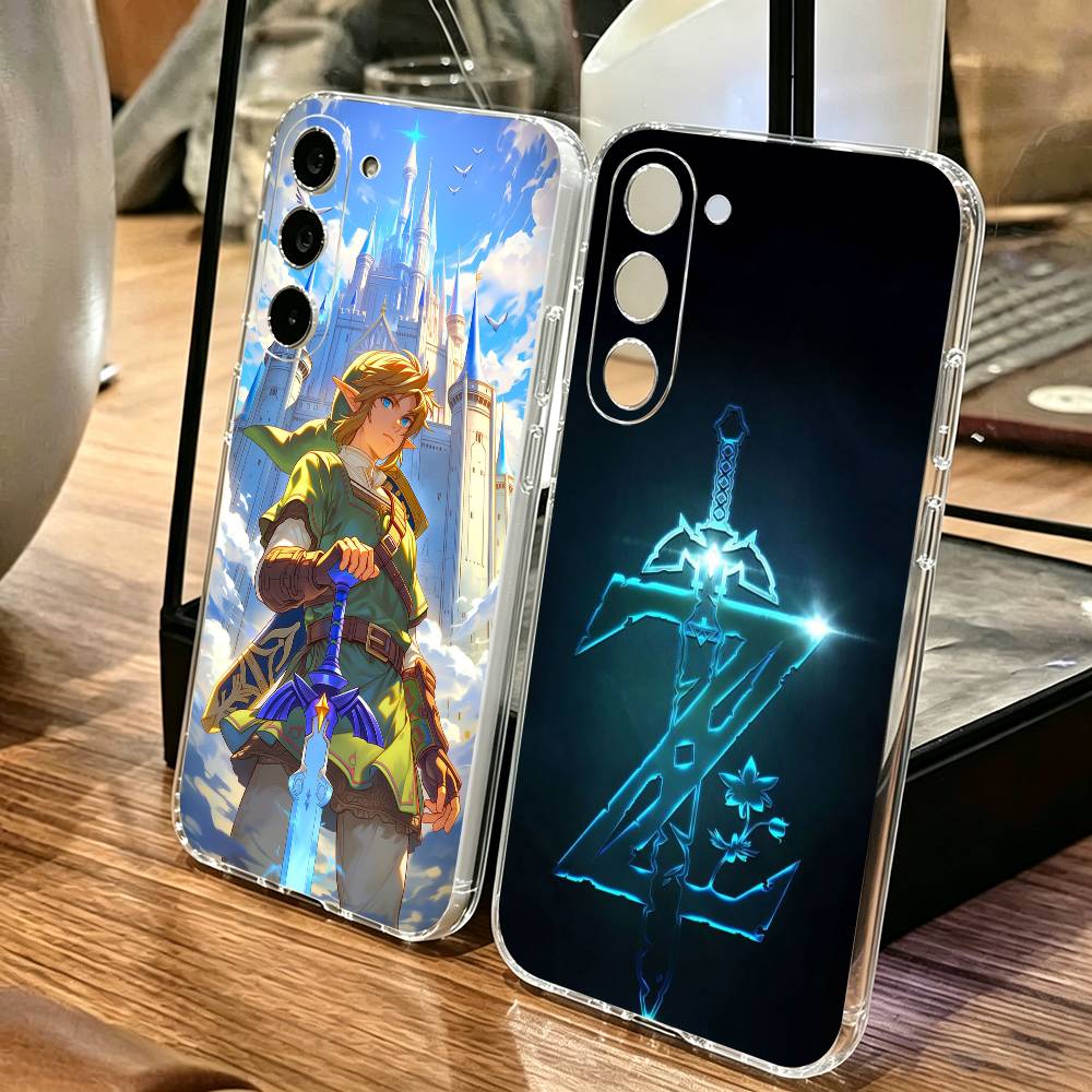 Phone Cases Zelda - ゲームザ・レジェンド・オブ・ゼルダ電話ケース SamsungA10、12、20、21S、30、31、40、50、51、52、70、71用透明カバー