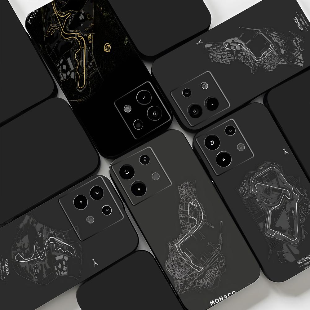 Phone Cases Redmi - F1 レーストラックプリント Redmi Note 14 13