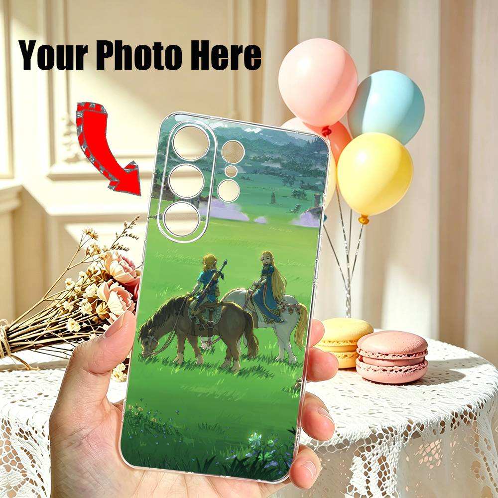Phone Cases Zelda - ゼルダの伝説 ゲーム用スマホケース 透明シリコンソフトケース Samsung S25,S24,S21,S22,S23,S30,Ultra,S20,Plus,Fe対応