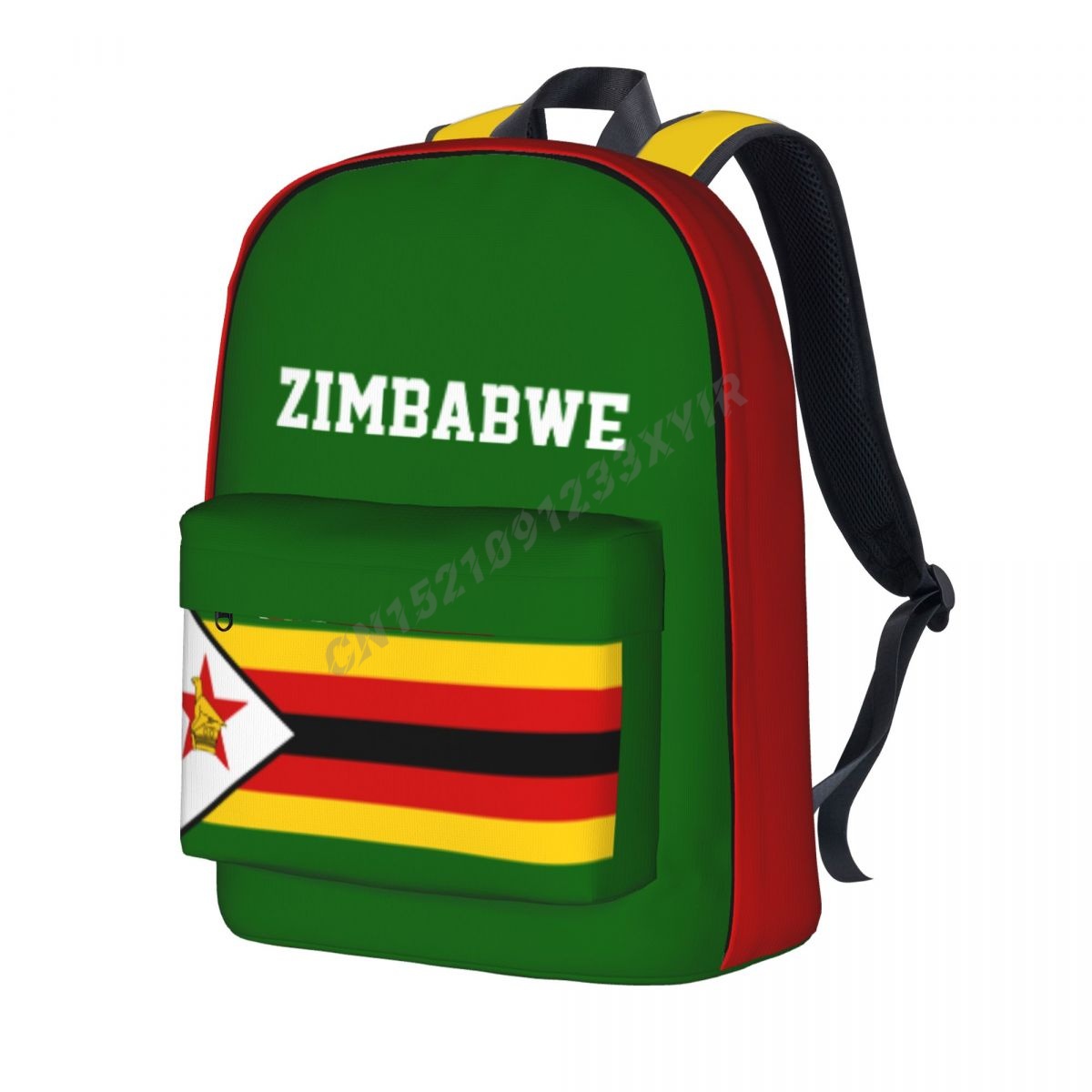 Phone Cases Zimbabwe - ユニセックスバックパックジンバレン国旗ステッチスクールバッグメッセンジャーバッグケースラップトップトラベルバッグ Mochila ギフト