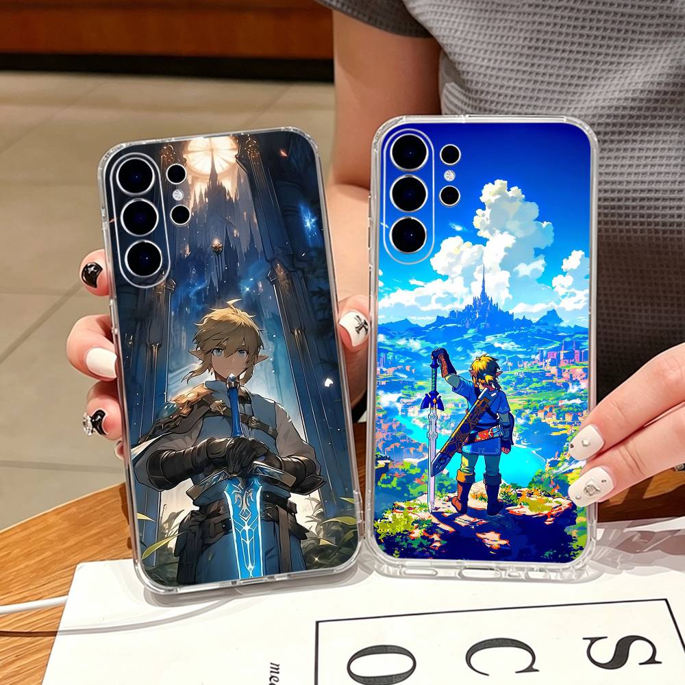Phone Cases Zelda - ゼルダの伝説 スマホケース Samsung S25,S24,S21,S22,S23,S30,Ultra,S20,Plus,Fe,Note,10,9,5G対応 透明カバー