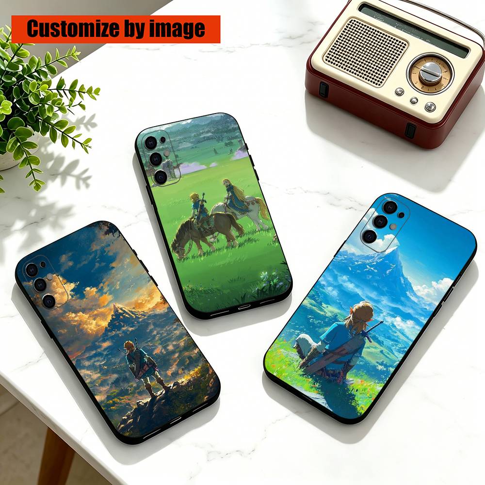 ゼルダの伝説PCギフトゲーム用スマホケース ブラックシリコン - Phone Cases Zelda のレビューと価格