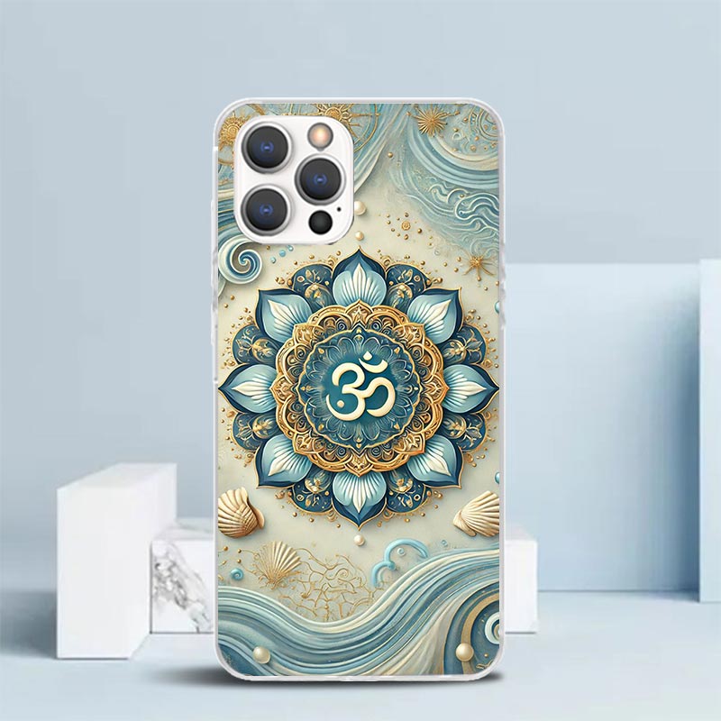 マンダラチャクラ柄ヨガソフトカバー iPhone 16 17 - Phone Cases That Fit Iphone 16E のレビューと価格