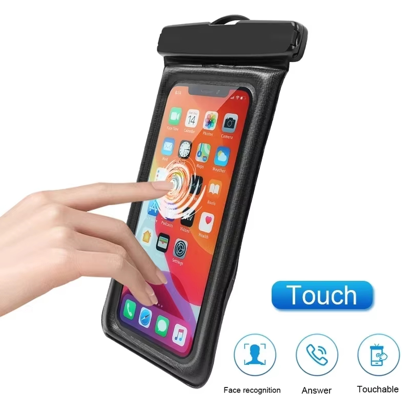新しいフローティングエアバッグ防水スイミングバッグ携帯電話ケ - Phone Cases Redmi のレビューと価格