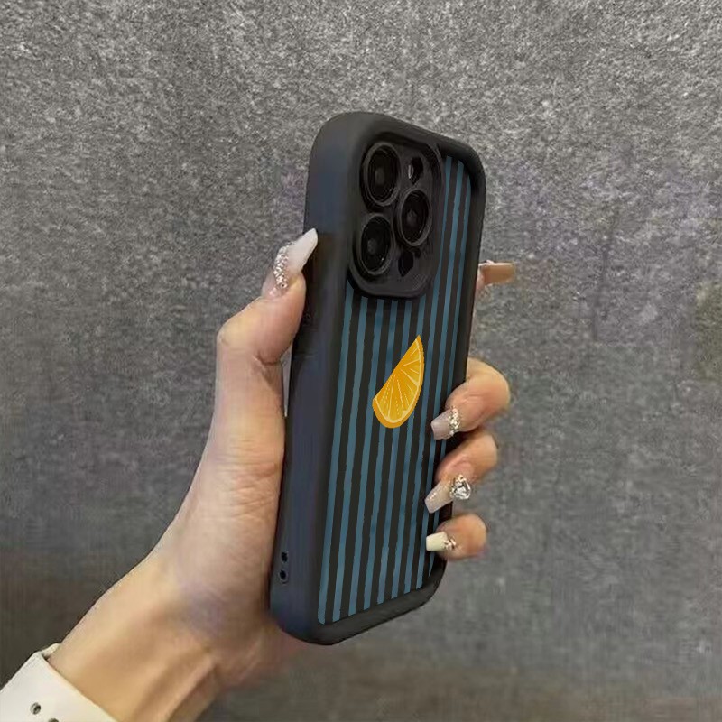 ストライプレモンスライス柄スマホケース Xiaomi Red - Phone Cases Redmi のレビューと価格