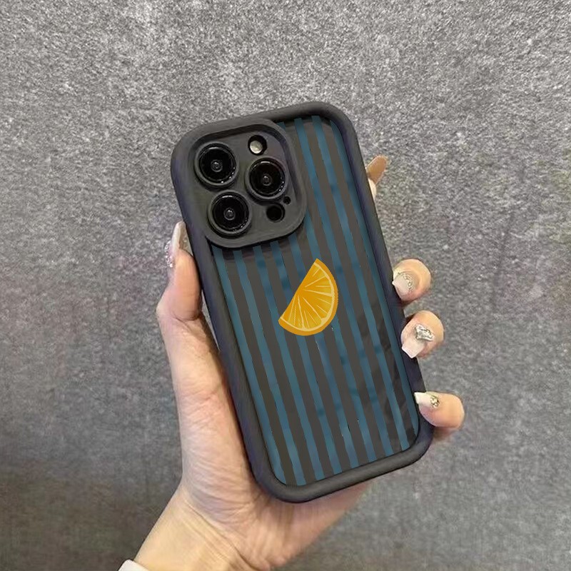 ストライプレモンスライス柄スマホケース Xiaomi Red - Phone Cases Redmi のレビューと価格