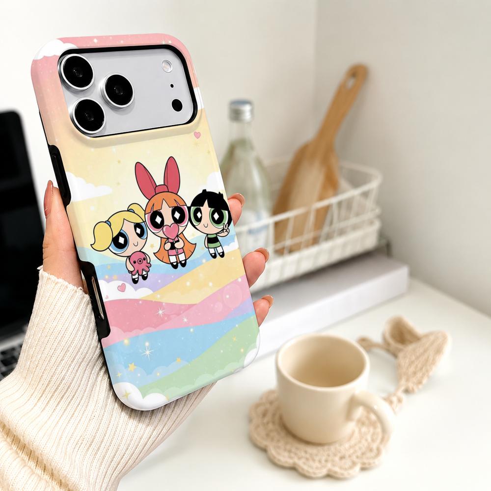 アニメ「パワーパフ・ガールズ」スマホケース フィルム素材 2 - Phone Cases Anime のレビューと価格