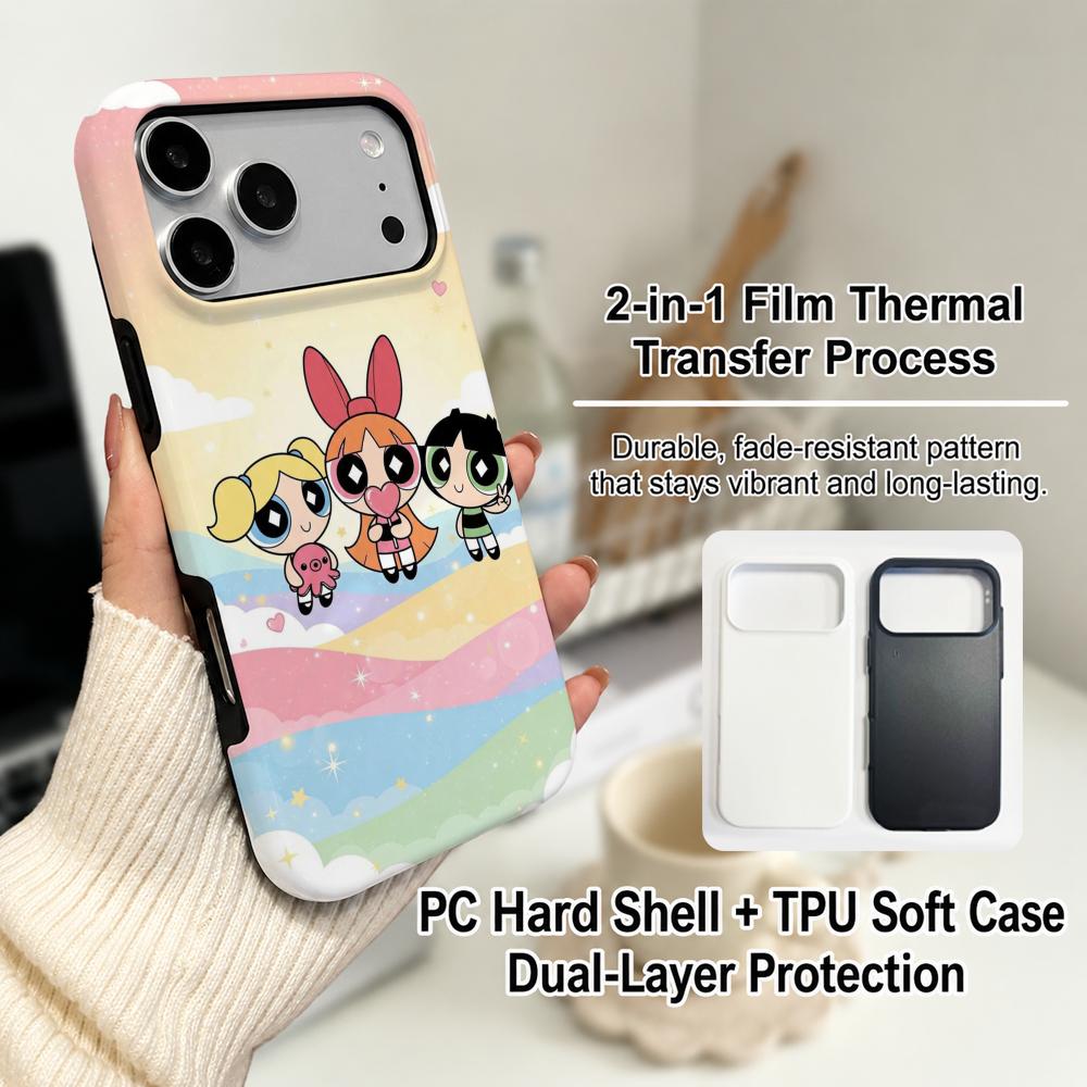 アニメ「パワーパフ・ガールズ」スマホケース フィルム素材 2 - Phone Cases Anime のレビューと価格