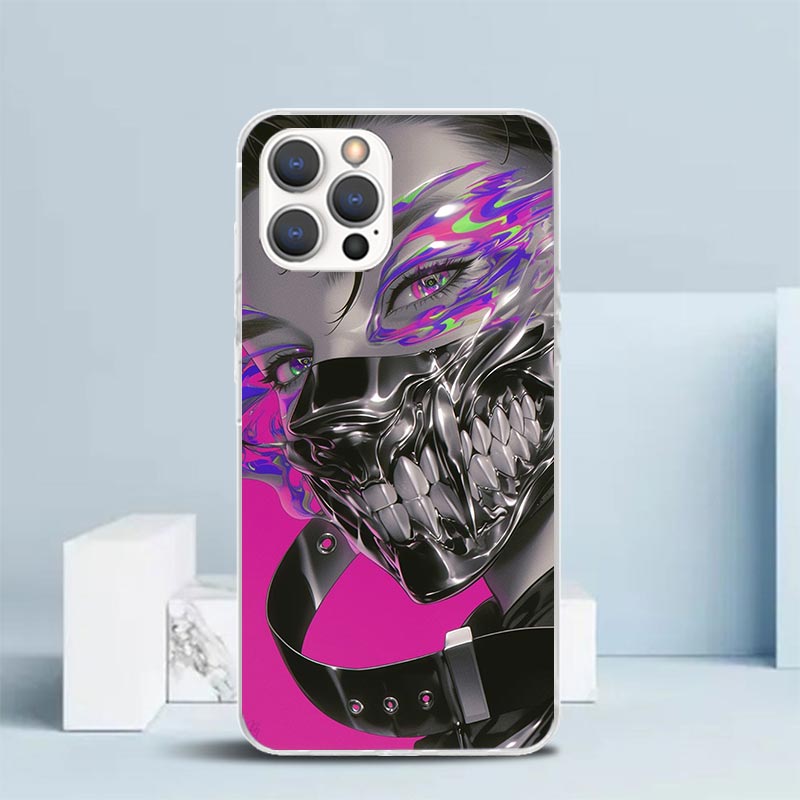 ガールアートパンクソフトカバー iPhone 16 17 A - Phone Cases That Fit Iphone 16E のレビューと価格