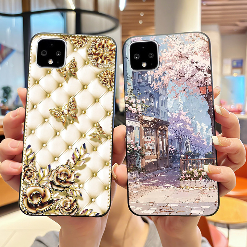 電話ケース Google Pixel 4 用 ソフトシリコン - Phone Cases Viral のレビューと価格