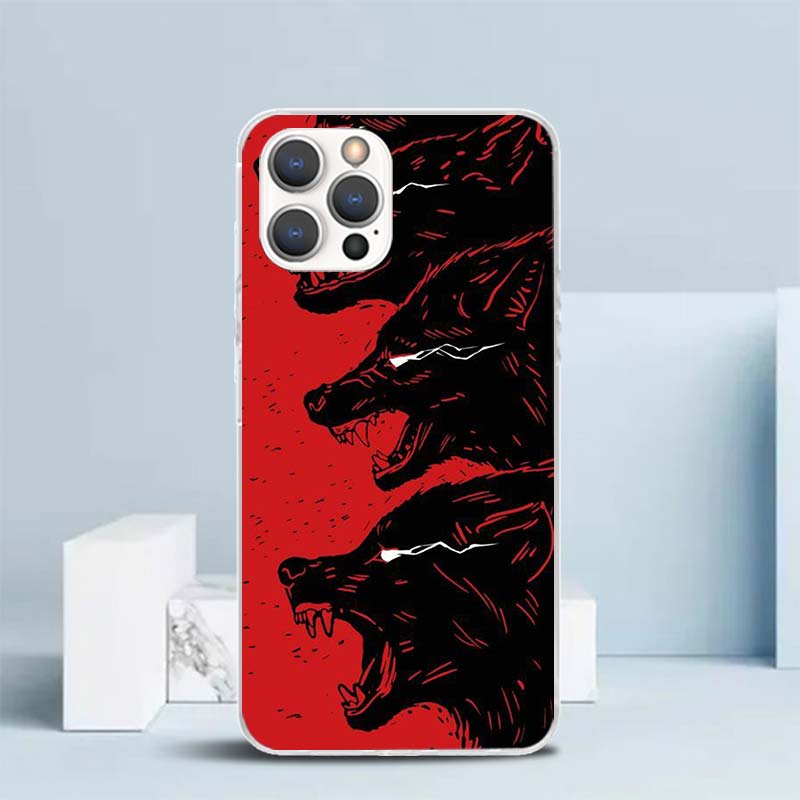 怒れる動物オオカミ柄ソフトカバー iPhone 16 17  - Phone Cases That Fit Iphone 16E のレビューと価格