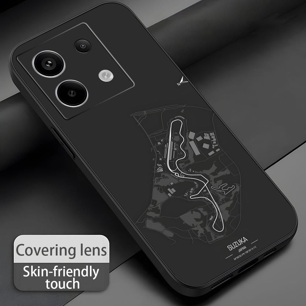 F1 レーストラックプリント Redmi Note 14 1 - Phone Cases Redmi のレビューと価格