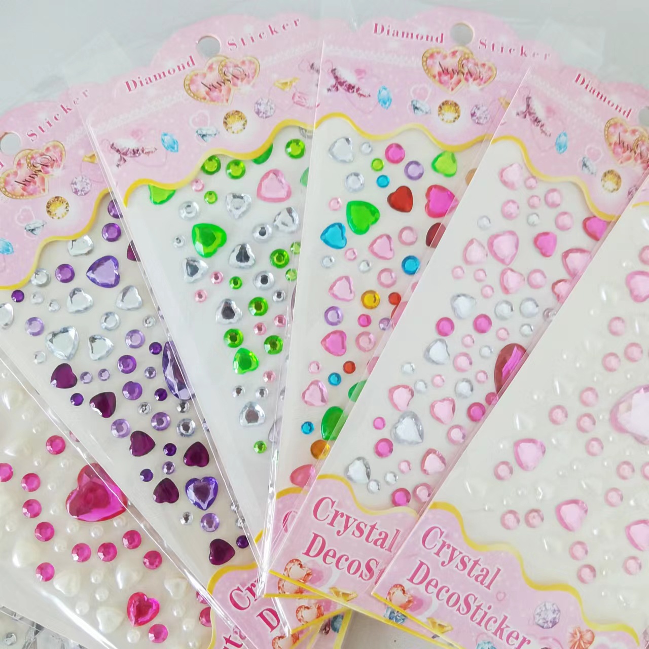 ハート 3D ステッカー ダイヤモンド バイラル ステッカー - Phone Cases Viral のレビューと価格