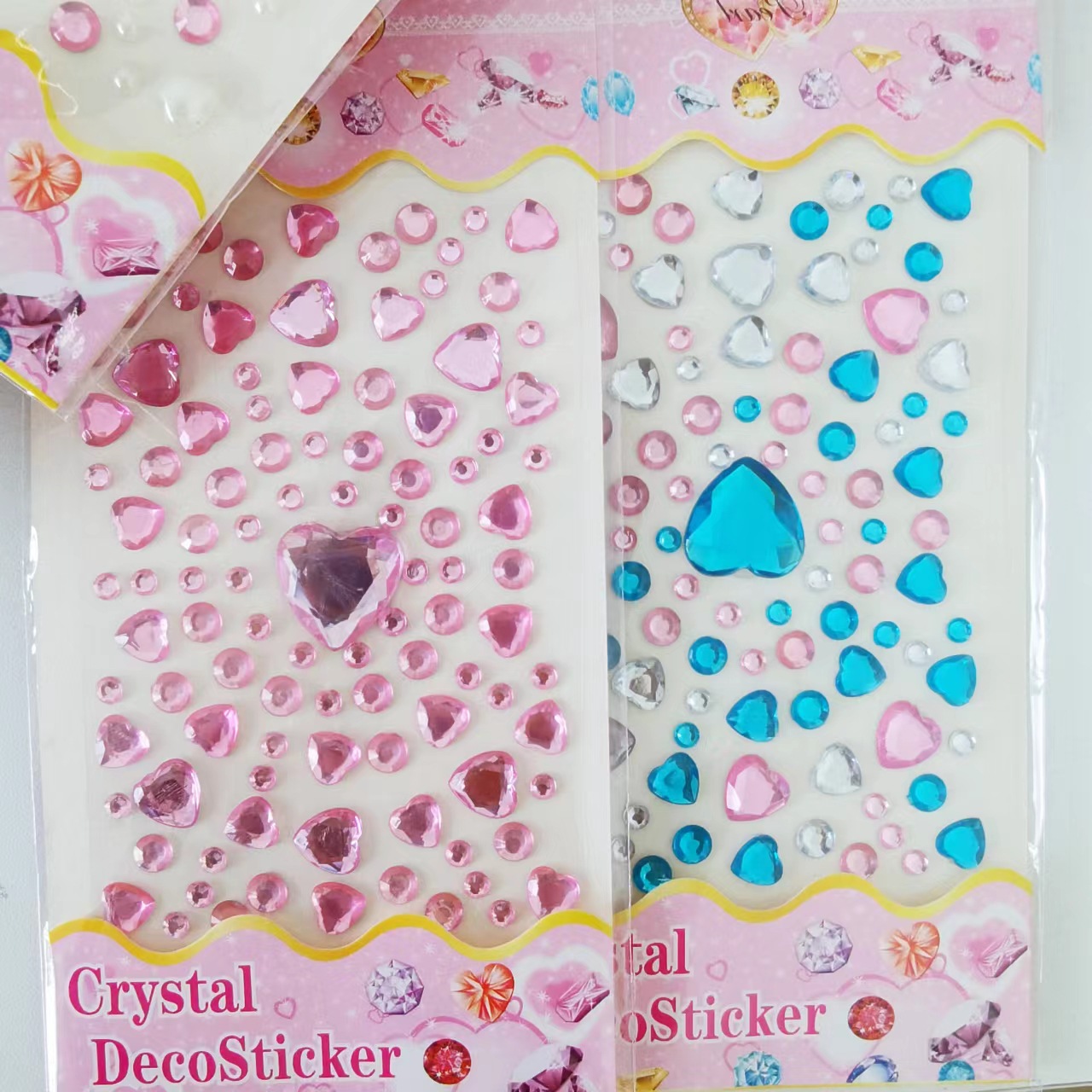 ハート 3D ステッカー ダイヤモンド バイラル ステッカー - Phone Cases Viral のレビューと価格
