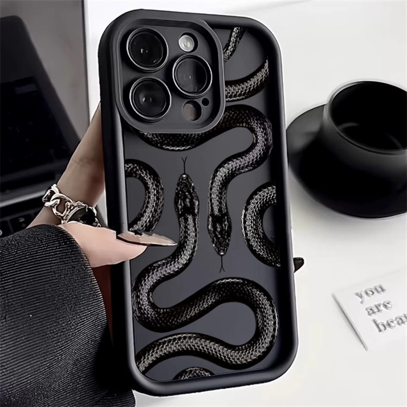 ブラックスネークプリントのiPhoneケース（iPhone  - Phone Cases For Iphone 17 のレビューと価格