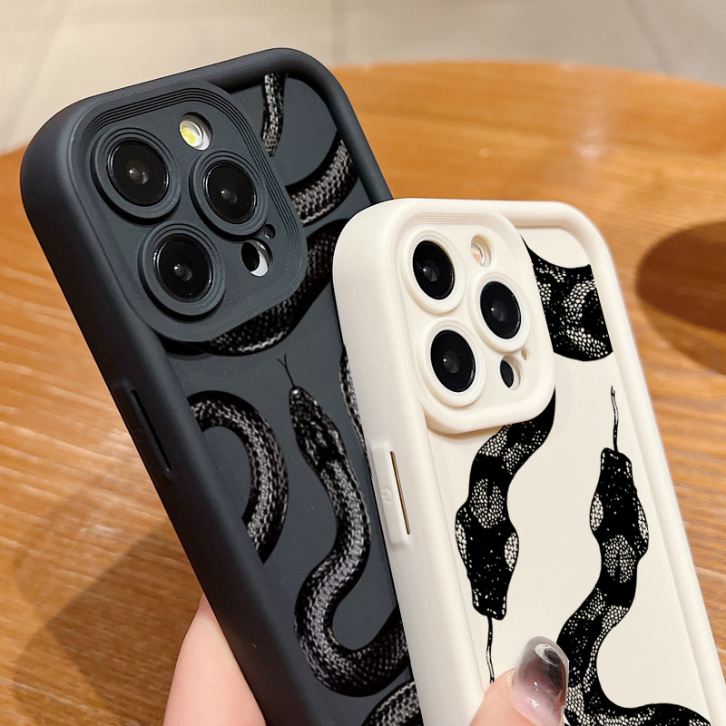 ブラックスネークプリントのiPhoneケース（iPhone  - Phone Cases For Iphone 17 のレビューと価格