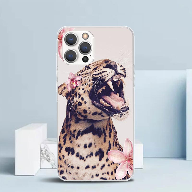 ピンクのレオパード柄ソフトカバー iPhone 16 17  - Phone Cases That Fit Iphone 16E のレビューと価格