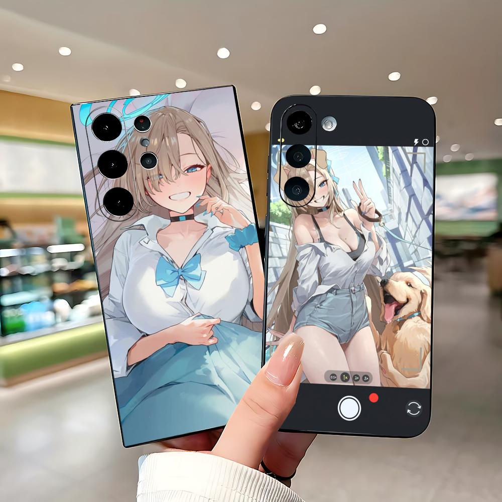 ホットブルーアーカイブ グリルアスナ スマホケース サムスン - Phone Cases Galaxy S25 のレビューと価格